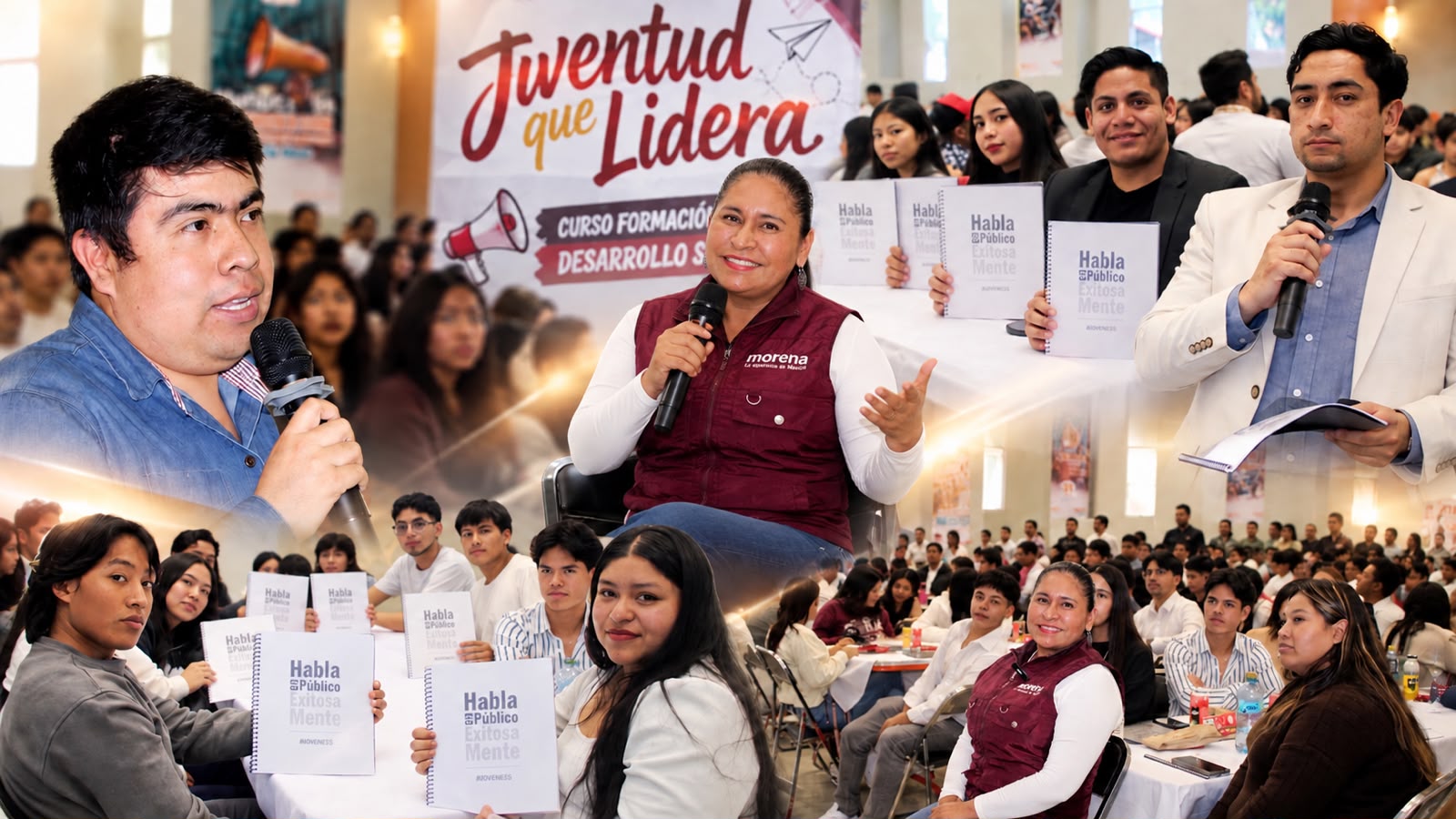 Ana Lilia Rivera llama a formar una nueva generación de jóvenes para transformar la vida pública