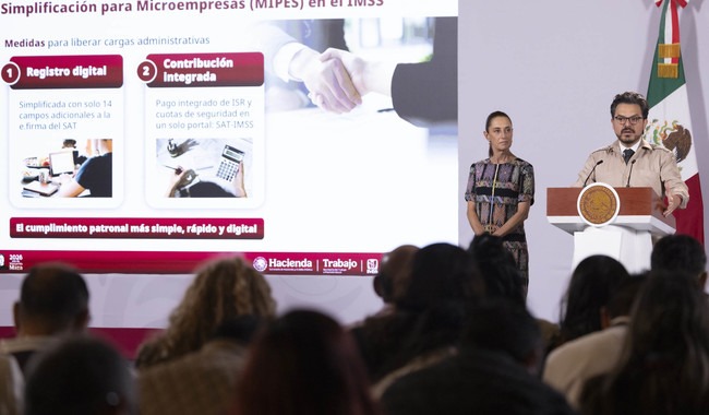 Más facilidades fiscales, administrativas y crédito para micro y pequeñas empresas en el Paquete Económico 2027
